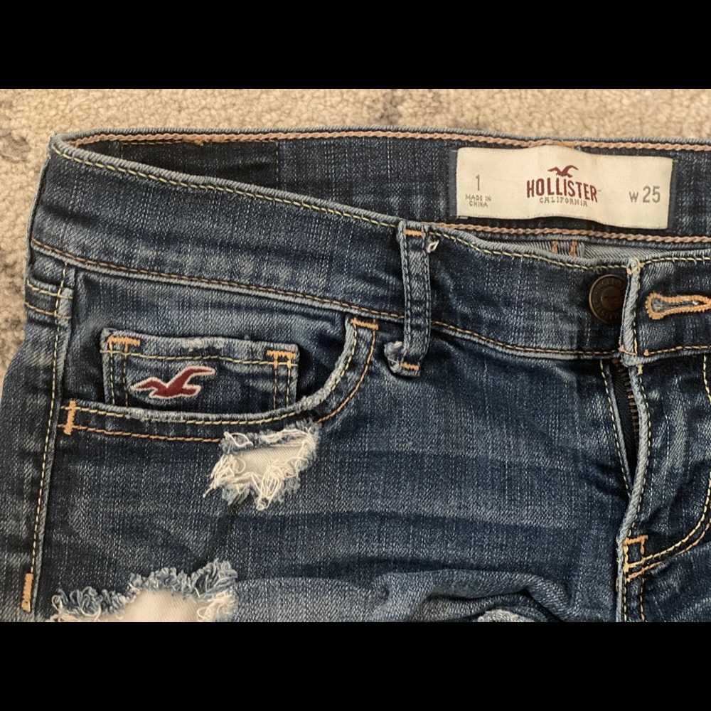 Denim Hollister shorts